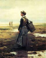 Daniel Ridgway Knight - Clamming